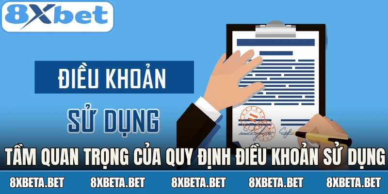 Tầm quan trọng của quy định điều khoản sử dụng tại 8Xbet